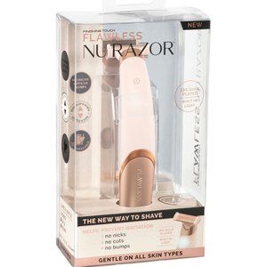 Flawless Finishing Touch Flawless Nu Razor 18k Gold Plated Rechargeable Light